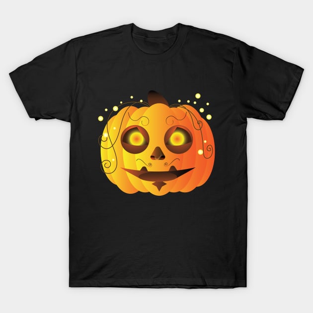 Evil Pumpkin T-Shirt by Whimsical Thinker